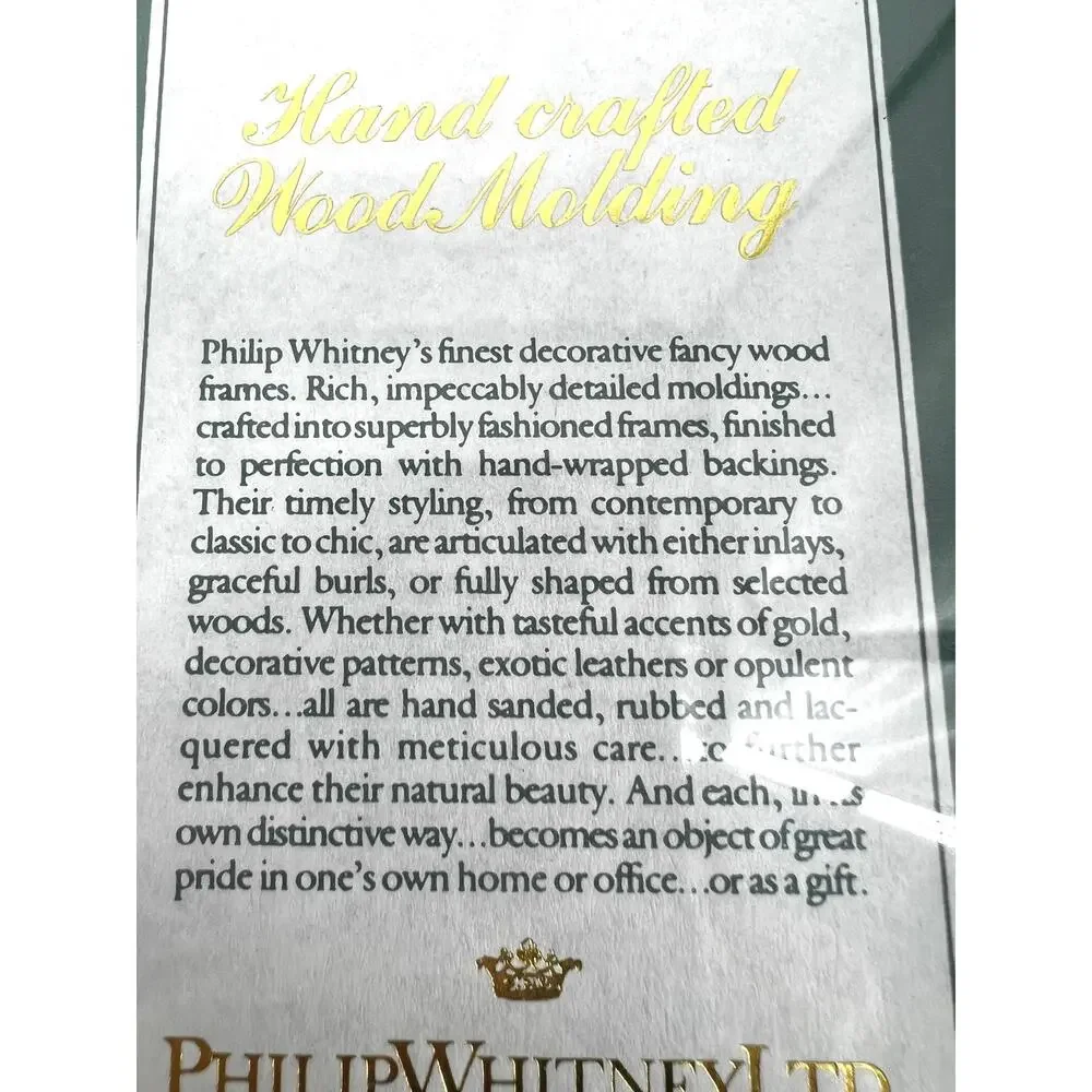 Philip Whitney Ltd. Hand Crafted 3